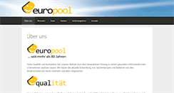 Desktop Screenshot of europool.info